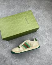 Gucci 古驰 Screener GG珐琅 复古做旧老爹板鞋