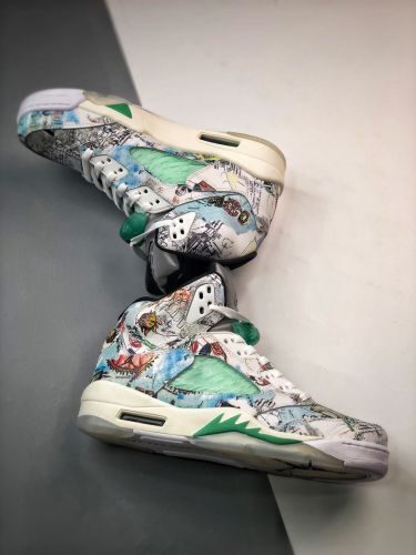 Air Jordan 5  Wings  Graffiti AV2405-900