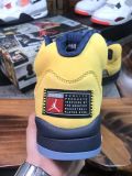 Air Jordan 5 AJ5 Michigan Black yellow 3M Reflective Tokyo limited CQ9541-704