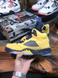 Air Jordan 5 AJ5 Michigan Black yellow 3M Reflective Tokyo limited CQ9541-704
