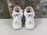Air Jordan 6 Gold Hoops 白色 浅粉 金属金 DH9696-100