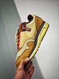 Travis Scott x Nike Air Max 1  Baroque Brown 倒钩联名 卡其棕DO9392-701
