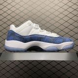 Air Jordan 11 Low SE   Navy Snakeskin   AJ11乔11 男子文化篮球鞋 蓝蛇纹 CD6846-102