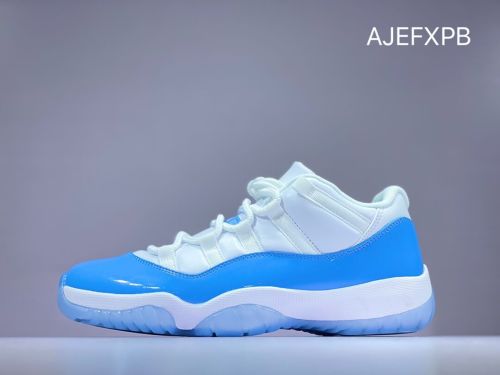 Air jordan 11 low  unc  AJ11复刻北卡蓝528895-106