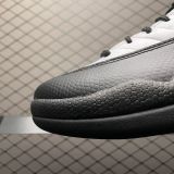 Air Jordan 12 Gold Clasp BLACK and White CT8013-170