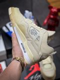 Off-White x Air Jordan 4   Cream/Sail CV9388-100
