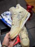Off-White x Air Jordan 4   Cream/Sail CV9388-100