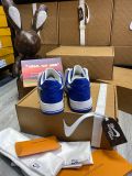 路易威登Louis Vuitton x Nike Air Force 1联名款 空军一号低帮休闲运动板鞋蓝白