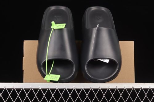 Adidas originals Yeezy Slide 休闲拖鞋 黑色 FX0495