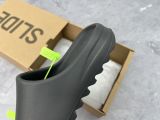 Adidas originals Yeezy Slide 休闲拖鞋 玛瑙黑色 HQ6448