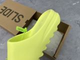 Adidas originals Yeezy Slide 休闲拖鞋 荧光绿色 GX6138