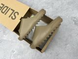 Adidas originals Yeezy Slide 休闲拖鞋 咖啡灰色 FV8425