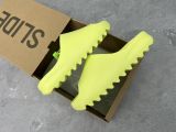 Adidas originals Yeezy Slide 休闲拖鞋 荧光绿色 GX6138