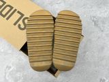 Adidas originals Yeezy Slide 休闲拖鞋 军褐色 GW1931