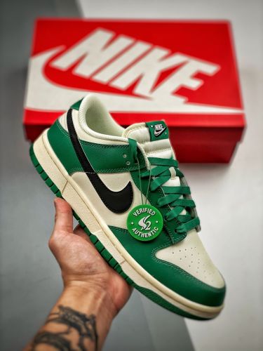 Nike SB Dunk Low SE  Lottery 绿白色 彩票DR9654-100