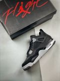 Air Jordan 4 Retro Black Canvas AJ4代中帮复古休闲运动文化篮球鞋“酷黑丹宁”DH7138-006