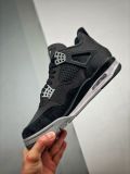 Air Jordan 4 Retro Black Canvas AJ4代中帮复古休闲运动文化篮球鞋“酷黑丹宁”DH7138-006