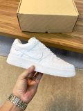 路易威登Louis Vuitton x Nike Air Force 1联名款 空军一号低帮休闲运动板鞋纯白