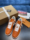 路易威登Louis Vuitton x Nike Air Force 1联名款 空军一号低帮休闲运动板鞋白橙