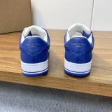 路易威登Louis Vuitton x Nike Air Force 1联名款 空军一号低帮休闲运动板鞋白蓝