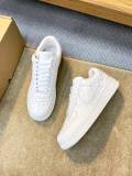 路易威登Louis Vuitton x Nike Air Force 1联名款 空军一号低帮休闲运动板鞋纯白