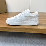 路易威登Louis Vuitton x Nike Air Force 1联名款 空军一号低帮休闲运动板鞋纯白