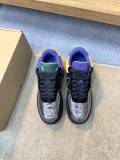 路易威登Louis Vuitton x Nike Air Force 1联名款 空军一号低帮休闲运动板鞋黑银紫