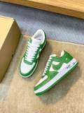 路易威登Louis Vuitton x Nike Air Force 1联名款 空军一号低帮休闲运动板鞋白绿