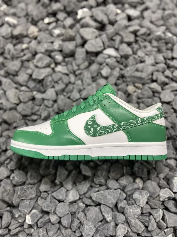 Nike Dunk Green Paisley 低帮/白色/绿色/腰果花 DH4401-102