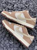 Nike Dunk Medium Curry 低帮/棕色/白色/小麦 DD1390-100