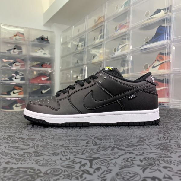 Civilist x Nike Dunk Low Pro SB QS Thermography 扣篮系列低帮休闲运动滑板板鞋皮革黑热成像温变 CZ5123-001