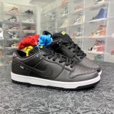 Civilist x Nike Dunk Low Pro SB QS Thermography 扣篮系列低帮休闲运动滑板板鞋皮革黑热成像温变 CZ5123-001