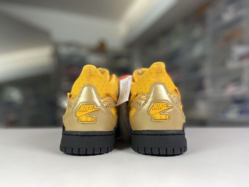 Nike Air Rubber Dunk University Gold OW联名/黄黑 CU6015-700