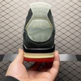 Off-White x Air Jordan 4   Red and black/Sail CV9388-001