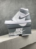 Air Jordan 1 High OG  Stealth  AJ1 乔丹1白灰 555088-037