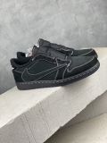 Travis Scott x Air Jordan AJ1 Low OG SP TS联名纯黑黑武士倒钩低帮 DM7866-001