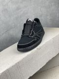 Travis Scott x Air Jordan AJ1 Low OG SP TS联名纯黑黑武士倒钩低帮 DM7866-001