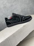 Travis Scott x Air Jordan AJ1 Low OG SP TS联名纯黑黑武士倒钩低帮 DM7866-001