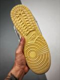 Off-White x Nike Dunk Low  The 50  NO.1 联名款 白鞋带 白扣 低帮休闲板鞋 白银DM1602-127