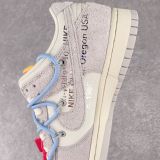 Off-White x Nike Dunk Low  The 50  NO.38 联名款 蓝鞋带红扣 低帮潮流板鞋 DJ0950-113