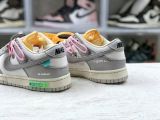Off-White x Nike Dunk Low'50' OW 灰白粉色 绿标“09:50”DM1602-109