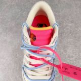 Off-White x Nike Dunk Low  The 50  NO.38 联名款 蓝鞋带红扣 低帮潮流板鞋 DJ0950-113