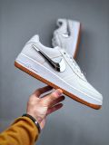 Travis Scott X Nike Air Force 1 Low  ravis Scott White 空军一号 AQ4211-100