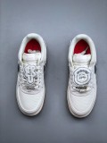 Travis Scott x Nike Air Force 1 Low Zipper Sail White/Gum 空军一号 AQ4211-101