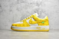 路易威登Louis Vuitton x Nike Air Force 1联名款 空军一号低帮休闲运动板鞋白黄 路易威登Louis Vuitton x Nike Air Force 1联名款 空军一号低帮休闲运动板鞋白黄