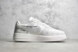 路易威登Louis Vuitton x Nike Air Force 1联名款 空军一号低帮休闲运动板鞋白灰