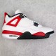 Jordan Air Jordan 4  Neutral Grey   Red Cement  红水泥 减震防滑耐磨 中帮 复古篮球鞋 白黑红 DH6927-161