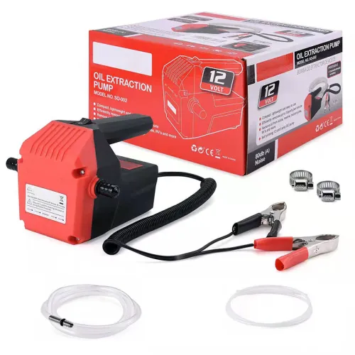 Oil Change Pump Extractor, 12v 60w Oil Extractor Pump Oil Pump Extractor, Diesel Fluid Scavenge Suction Oil Transfer Pump for Changing Oil, Oil Change Pump for Boat, Tubes, Truck, RV, ATV, Riding Mowe