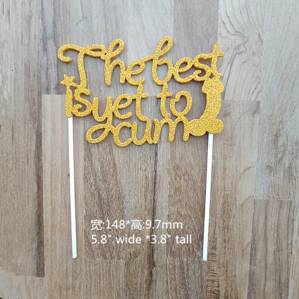 The best is yet to cum cake topper， Penis cake topper, Bachelorette cake topper, Sex toy cake topper，Naughty bachelorette party cake topper, Bachelorette party decorations, Penis party decorations