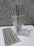 orange and black straws.green Witches brew，witch caldron,purple stripe paper straws，wicked party, goosebumps party,halloween paper drinking straws，Fall Eco-Friendly Table Decorations，kids halloween decor.